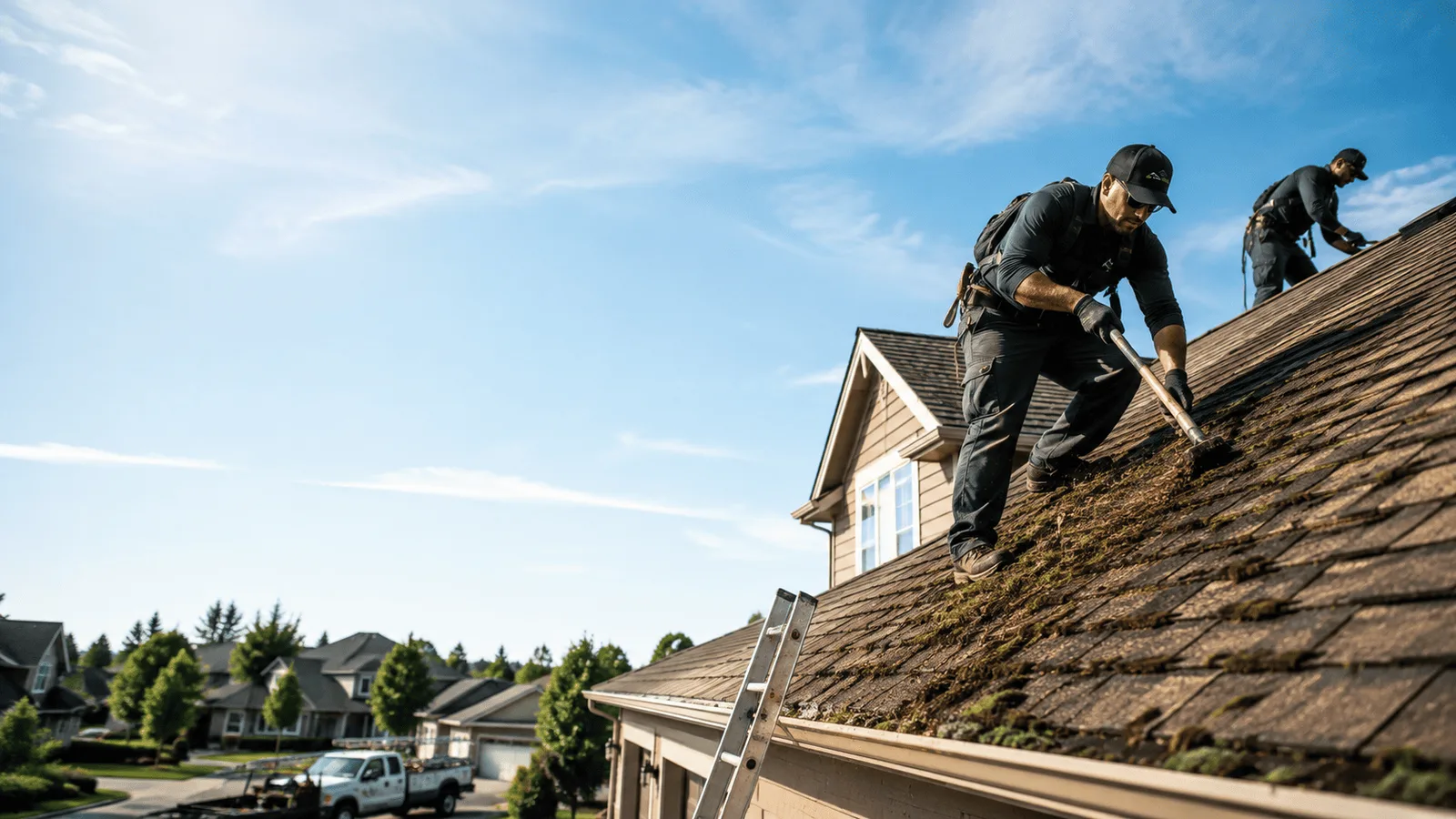 Roof Moss Removal in Lakewood, CA near me